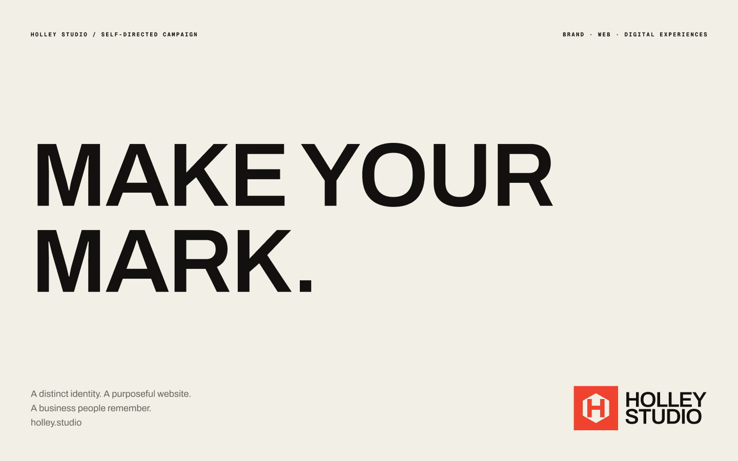 Holley Studio — Brand in Practice